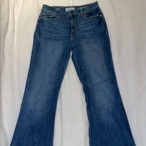 DL1961 Wide Leg Jeans Dark Denim